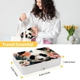 thumbnail image 5 of Panda PU Leather Jewelry Storage Box with Removable Compartment and Portable Bracelet Holder - Jewelry Boxes and Display Case, 5 of 6