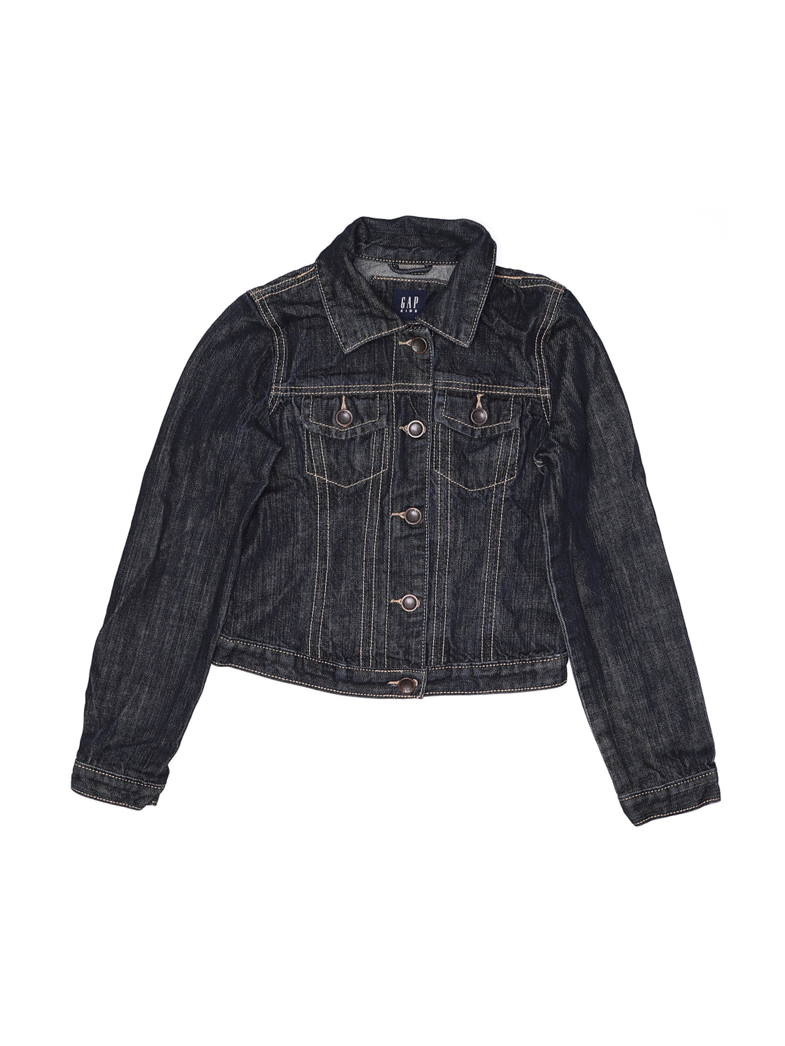 gap black denim jacket