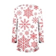 thumbnail image 6 of GDfun Christmas Cardigan for Women Long Sleeves Casual Comfy Shirts Mid-Length Lightweight Soft Versatile Ladies Tops, 6 of 6