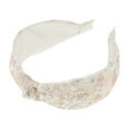thumbnail image 4 of Unique Bargains 1 Pc Cute Mesh Knotted Headband Headbands for Women Beige, 4 of 5