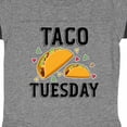 thumbnail image 3 of Inktastic Taco Tuesday Boys or Girls Baby Bodysuit, 3 of 4