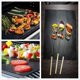 thumbnail image 5 of Alfombrillas para barbacoa, alfombrillas para hornear, hojas antiadherentes para barbacoa, reutilizables y lavables, para hornos eléctricos/carbón/gas/parrilla eléctrica/hornos de cocina esquí esquí Gafas de esquí, 5 of 5