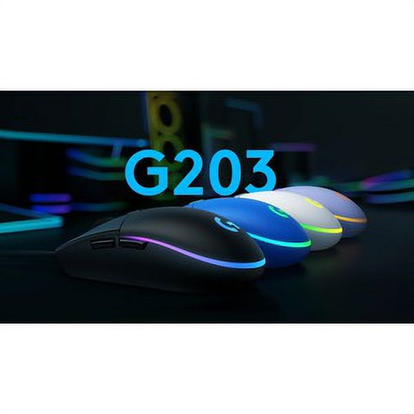 Logitech G203 Lightsync Gaming Blue - Mouse