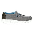 thumbnail image 5 of Hey Dude Children's Wally Sox Shark-Skin Grey Cloth Shoes 130133217, 5 of 5