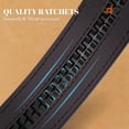 thumbnail image 4 of SUOSDEY Ratchet Belt for Men,Cowboy Western Leather Belt with Gift Box, 4 of 7