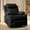 Black, variant on Korser Manual Small Recliner Chair with Fixed Base for Small Spaces Linen Fabric for Living Room,Dark Grey