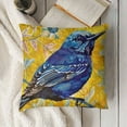 thumbnail image 3 of SHANXI Home Throw Pillow Covers Stood on The Old Newspaper Pillow Cover Cute Animal with Yellow Flower Background Pillow Case Cushion Cover 20x20in, 3 of 5