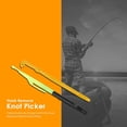 thumbnail image 3 of Pesca Kit de herramientas para atar nudos de aparejos de pesca, Extractor de anzuelos, recogedor de nudos, 3 of 4