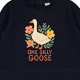 thumbnail image 3 of Inktastic One Silly Goose Cute Animal Design Baby Sweatshirt, 3 of 4