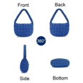 thumbnail image 3 of LAVA Women Puffer Bag Crossbody Quilted Tote Bag Large Capacity Puffy Shoulder Bag Handbag for Travel Gym Blue, 3 of 8