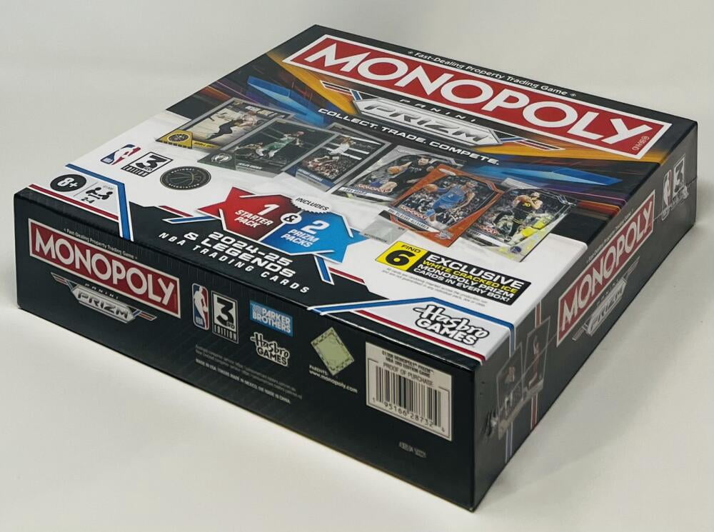 2023-24 Hasbro Panini Prizm Monopoly Basketball Trading Card Board Game Box