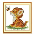 thumbnail image 2 of Kits de punto de cruz estampado Zulema Diseño de Tigre Boda 14 18x19cm, 2 of 8