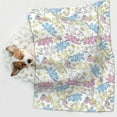thumbnail image 6 of Yiaed Cartoon Bunny Print Dog Blankets-Cat Blanket Washable for Couch Protection,Puppy Blanket, Soft Plush Reversible Throw Furniture Protector-Large, 6 of 8