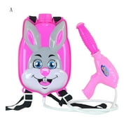 WEIOUKC Backpack Water Bomb Toy, Pull-Out Beach Water Spray Blaster for Outdoor Pool & Seaside Play, ABS Splash Game for Little Ones