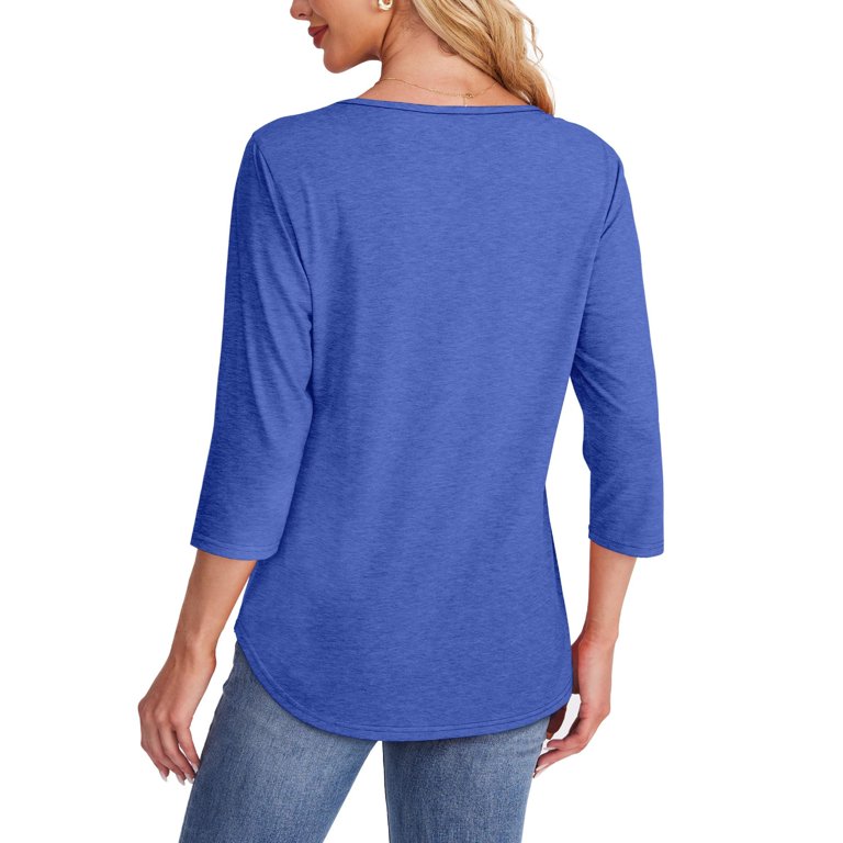 Womens Summer Tops Shirts Women Work Long Sleeve Tee Shirts Tall