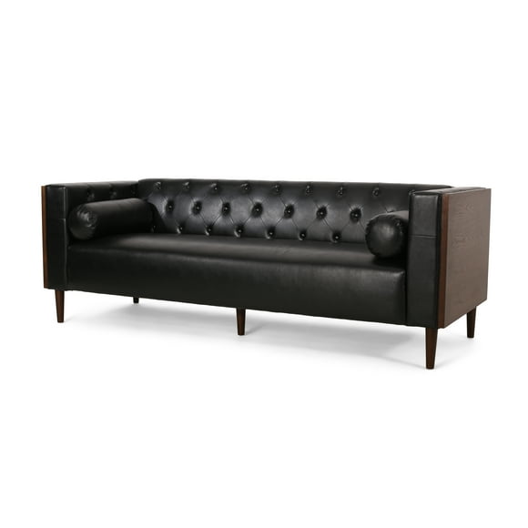 Black Leather Couches