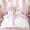 Monogrammed A, variant on Erosebridal Girls Pink Bow Twin Bedding, A Letter Duvet Cover Set, Princess Style Bedroom Decor, Pink Reversible 2 Pieces, 1 Duvet Cover and 1 Pillowcase (No Comforter)