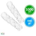 thumbnail image 2 of Clear Arm Sleeves Covers, 18-Inch. Pack of 100 Disposable Protectors With Elastic Ends, 1 mil. Waterproof Polyethylene Sleeve for Arms, 2 of 8