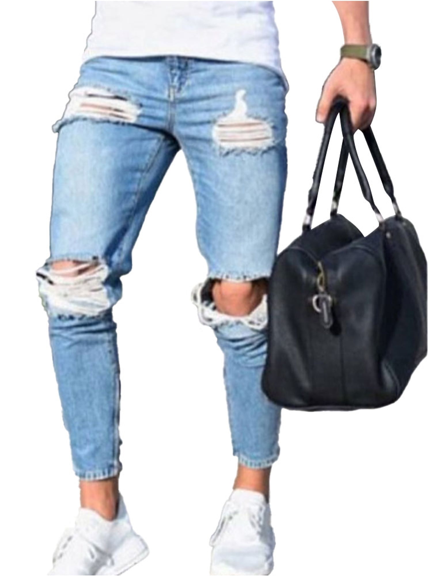 Vaqueros baggy \u0026 boyfriend de color azul para hombre | FASHIOLA.es