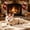Brown-M, variant on Cififendec Christmas Reindeer Pet Costume Onesie, 16.5", Soft Warm Hooded Animal Outfit for Xmas Cat Dog Holiday Dressing Up Styling