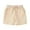 Beige, variant on REDARER Kids' Orange Solid Casual Shorts, Elastic Drawstring Waist Sport Beach Shorts for Boys & Girls,3-4 Years