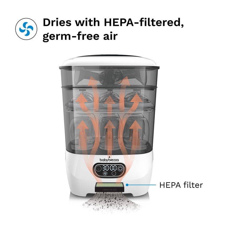 Baby Brezza Advanced Bottle Sterilizer, Steamer & Dryer, Universal