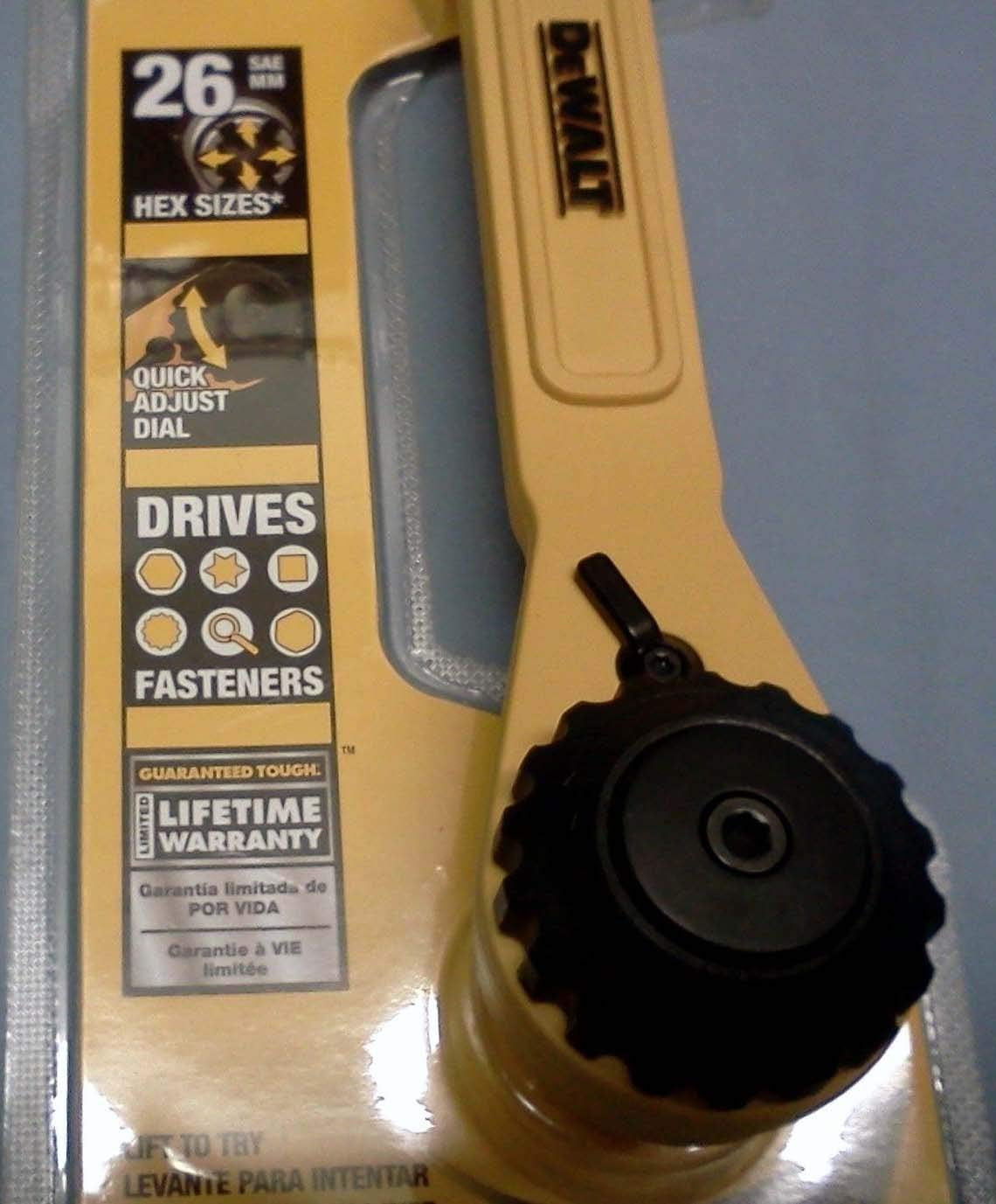 DeWalt Twin Tec Adjustable Ratcheting 