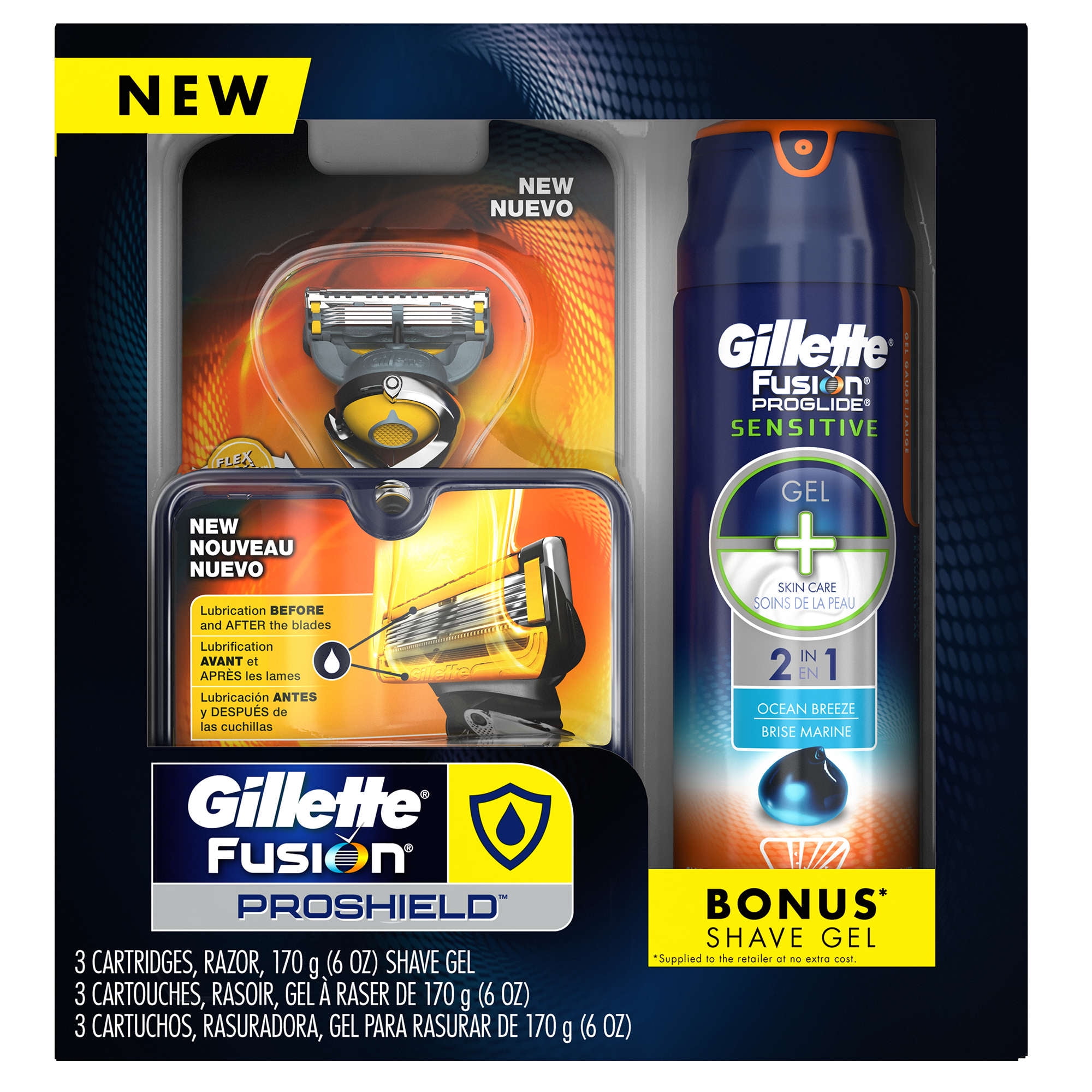 gillette fusion 3 in 1