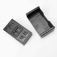 thumbnail image 5 of Huanke-2 Pcs Mini Digital Clock Car Dashboard Bracket for Air Vent (Black 2), 5 of 11