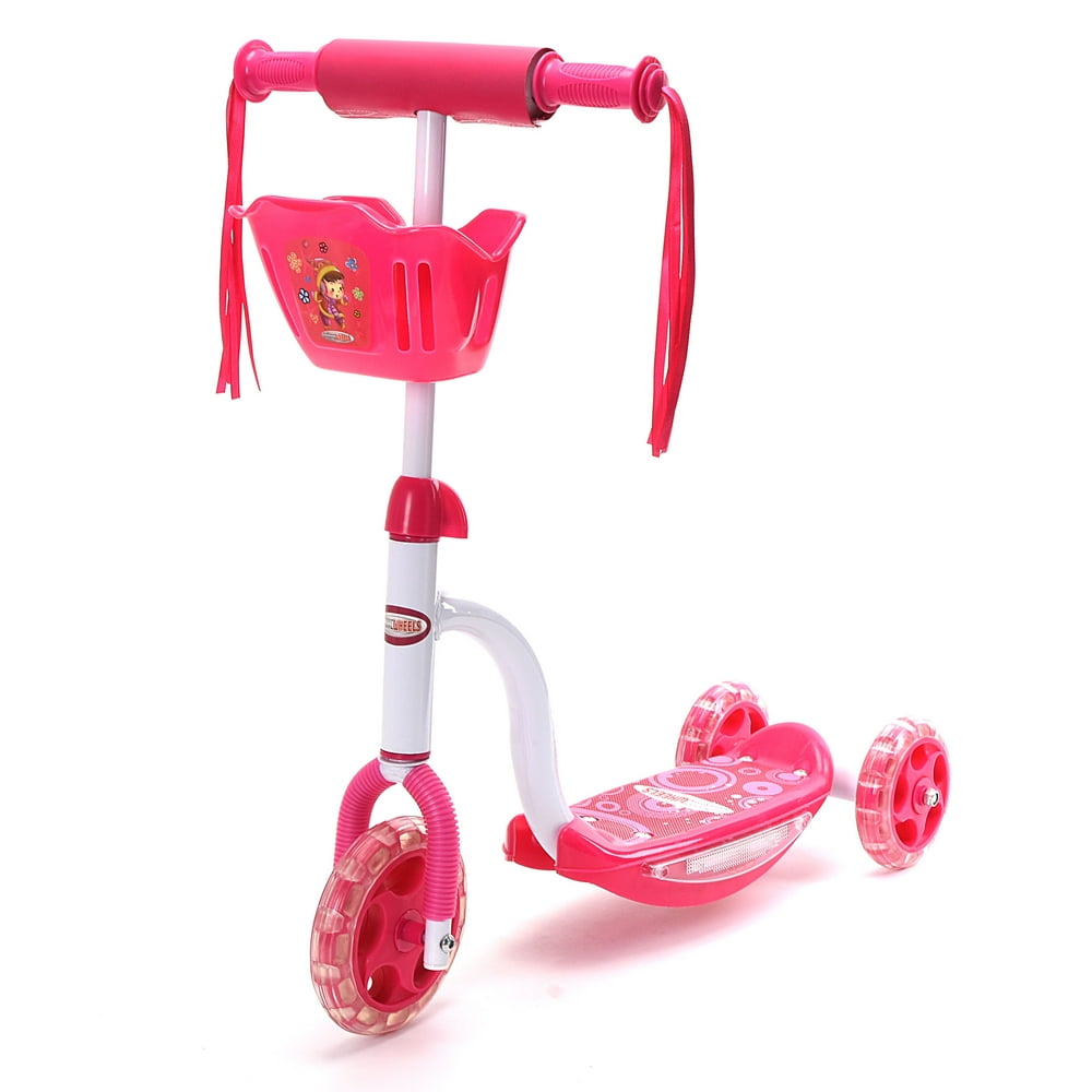 Wonderplay Scooters for Kids 3 Wheel Toddler Scooter,110lbs Weight