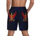 thumbnail image 2 of Mens Thailand National Emblem Swimming Trunks with Compression Liner Beach Quick Dry Swim Shorts, 2 of 6
