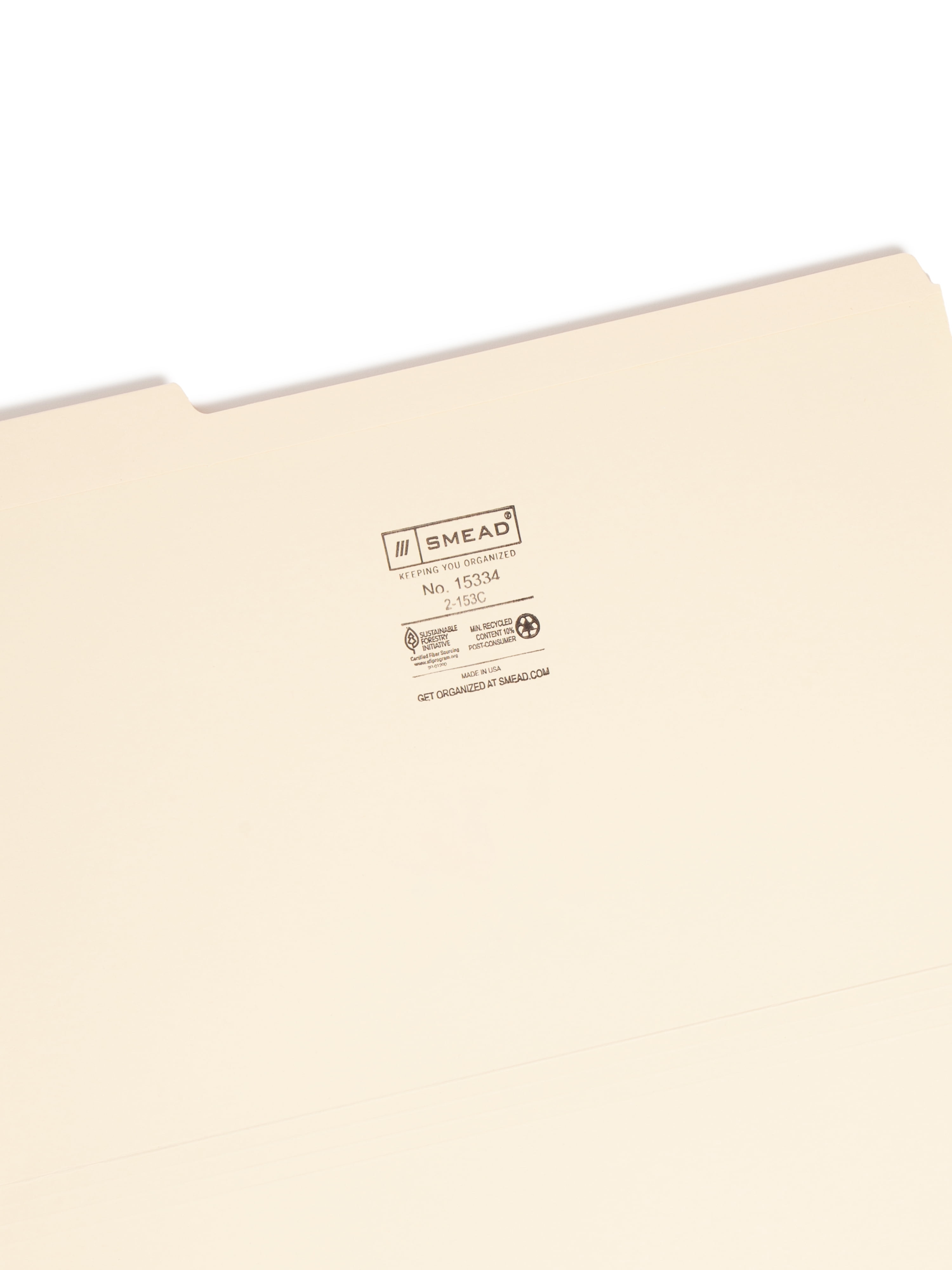 Smead Manila Folders with Reinforced Tab 100/BX Legal (15334)