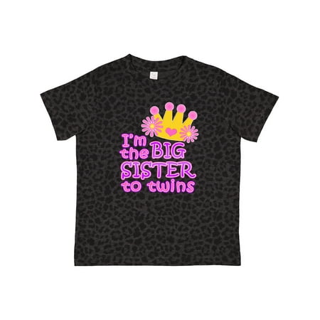 

Inktastic I m the Big Sister to Twins. Gift Toddler Toddler Girl T-Shirt