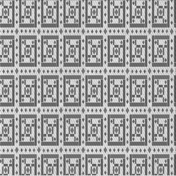 Ahgly Company Machine Washable Indoor Square Transitional Nardo Gray Area Rugs, 4' Square