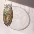 thumbnail image 4 of Norwegian Fjord Stained Glass Suncatcher Window Hanging – Personalized Window Hanging for Travel Lovers, Families, Friends or Couples, Christmas 2025 Keepsake, 4 of 5