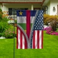 thumbnail image 2 of Zipper Flag American Show Central Africa Flag USA Central African Republic Patriotic Root House Flag, Double-Sided Decorative Outdoor Flag, Patriotic Polyester Yard Flag 29.5 x 39.5 in, 2 of 5