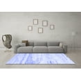 thumbnail image 3 of Ahgly Company Indoor Round Abstract Blue Contemporary Area Rugs, 3' Round, 3 of 4