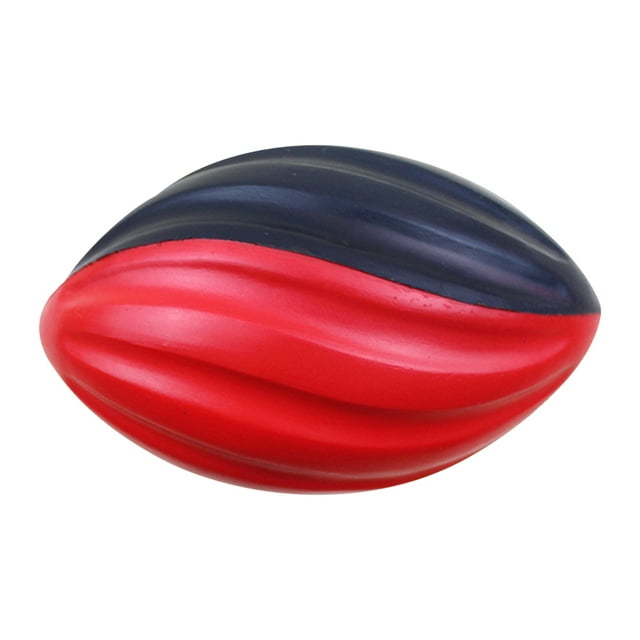 WDOplteas Pelota Rugby en Espiral Rebote Lento para Pelota Rugby Entrenamiento para Uso en Interiores Y Exteriores (rojo)