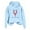 Blue, variant on Red Lobster Sweatshirt Lobster Hoodies Long Steeve For Women Oversized Crewneck Pullover Cute Fall Sweatshirts Trendy (Light Blue,Medium)