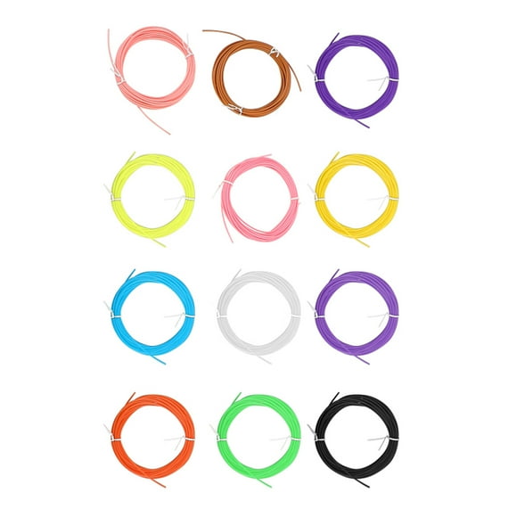 UPGRATOR 12pcs Stimulates Eye and Brain Development 3D Pen Filament Assorted Color Plastic for Children