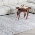 thumbnail image 3 of HomeRoots 570069 7 x 10 ft. Abstract Rectangle Area Rug, Gray, 3 of 9