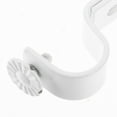 thumbnail image 5 of TABLZONE Curtain Pole Bracket White Easy to Install Firm Hold for Curtain Mounting 2Pcs, 5 of 6