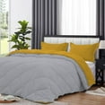 thumbnail image 4 of DNG Creations 5 Piece Reversible Diamond Pattern Comforter ( Gold/Siver Colour ) 550 GSM All - Season 100% Egyptian Cotton, 800 TC - Oversized Queen - Size, 4 of 7