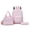 Sakura Pink, variant on BUTIED Schoolbag Set Floral Prints Backpack Lightweight Textured Fabric Bookbag with Crossbody Lunch Bag Pencil Pouch, Perfect for College & 6-15