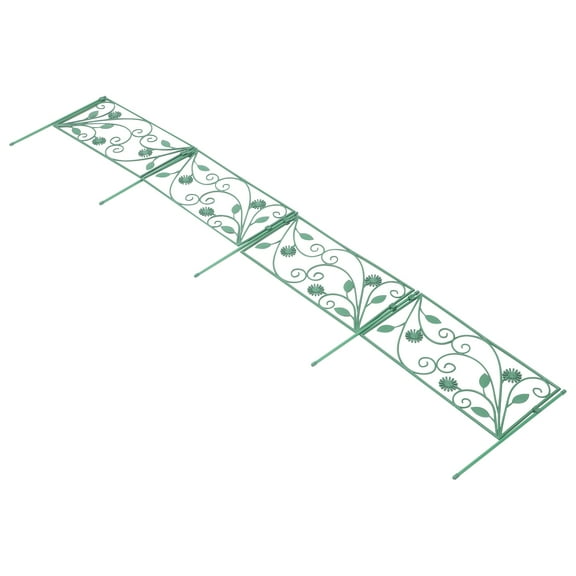 TABLZONE Green Plastic Garden Trellis for Climbing Vegetables and Potted Plants 1 Set