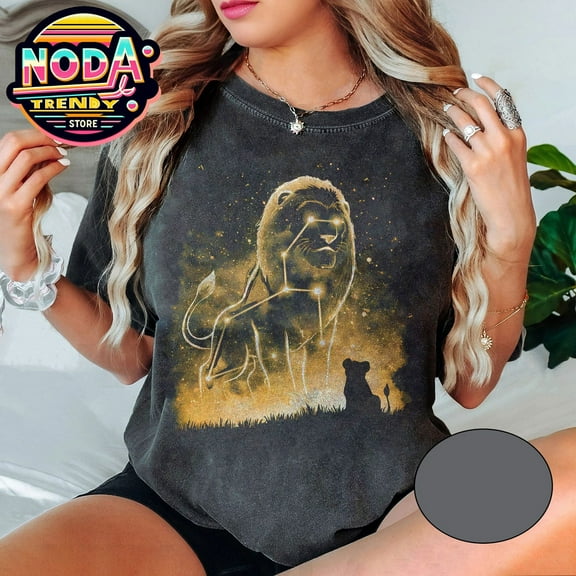 Vintage Disney Mufasa Simba The Lion King Silhouette Shirt, Animal Kingdom Comfort Colors T-shirt, Safari Mode, Jungle Cruise, Walt Disney World Tee