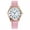 Pink, variant on Leather Watch,Women's Wrist Watches,Womens Ladies Classic Simple Leather Analog Quartz Wrist Watch Rose Gold Case Arabic Numerals Casual Dress Watches,Women's Casual Quartz Leather Newv(Pink)