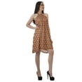 thumbnail image 3 of Moomaya Printed Tunic Tank Dress Swing Dress Halter Neck Mini Summer Dress, 3 of 4