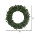 thumbnail image 3 of Vickerman 48" Grand Teton Double Sided Artificial Christmas Wreath, Unlit, 3 of 3