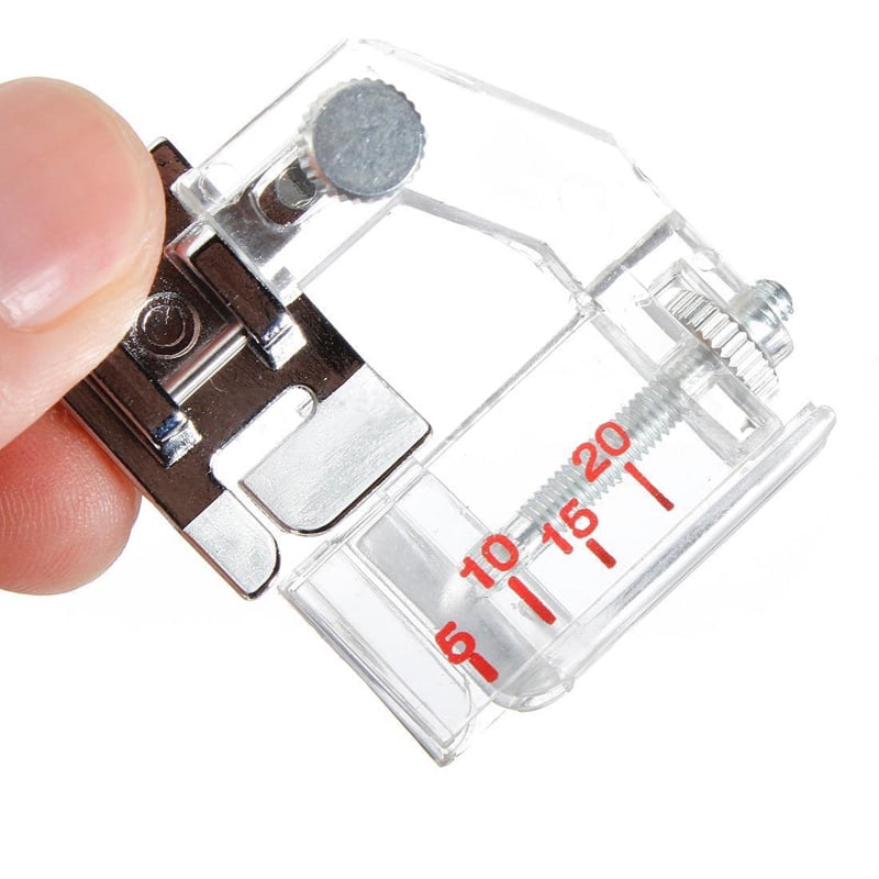 Adjustable Bias Binding Presser Foot Attachment SnapOn Sewing Machine